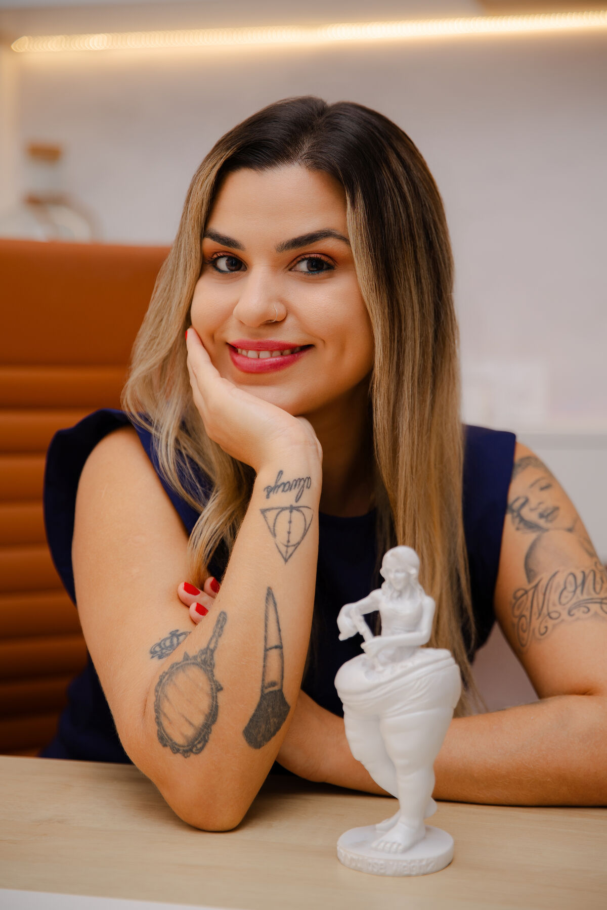 Camila Noélia, esteticista